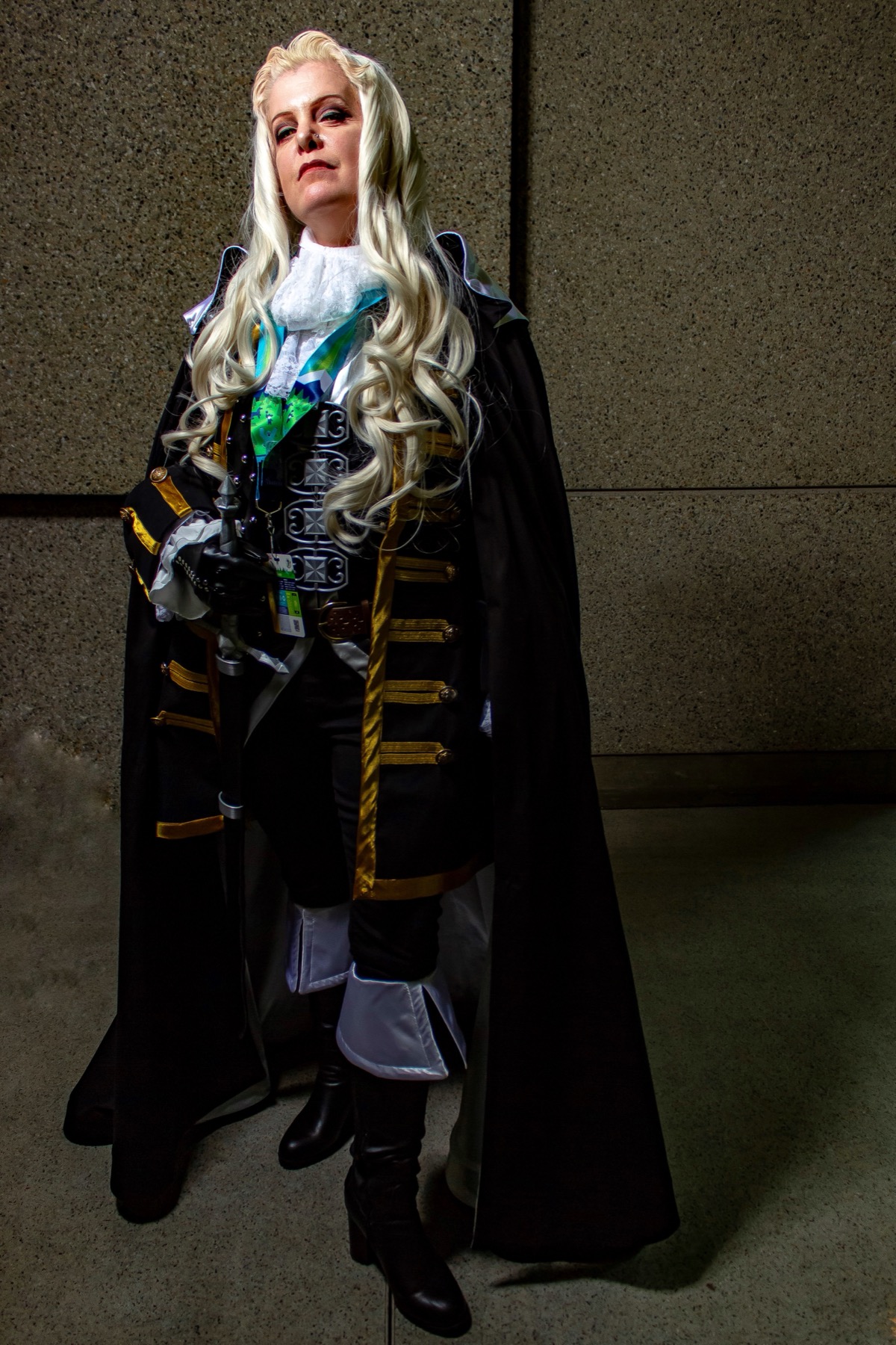 Regal fantasy character portrait